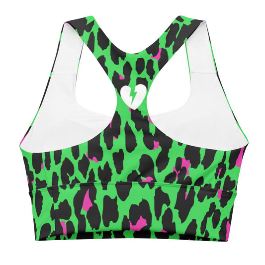 HELL-ISLAND CUSTOM LONGLINE ALT BRA TOP - MONSTER GREEN