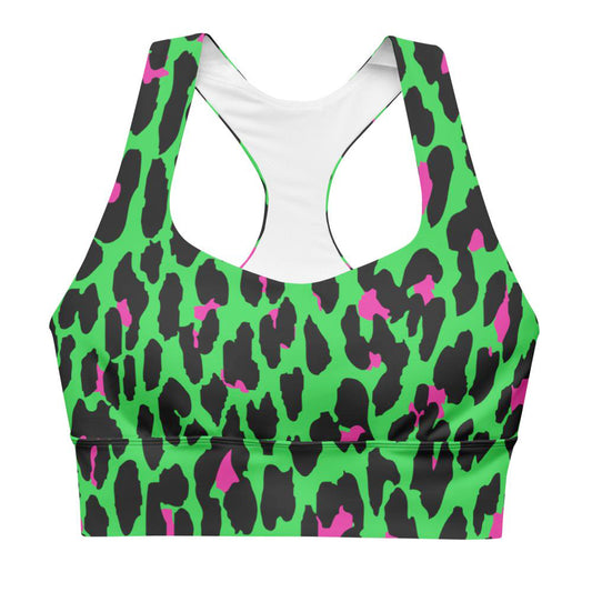 HELL-ISLAND CUSTOM LONGLINE ALT BRA TOP - MONSTER GREEN