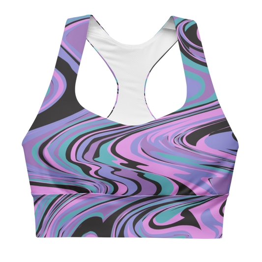 MARBLE CAKE CUSTOM LONGLINE ALT BRA TOP