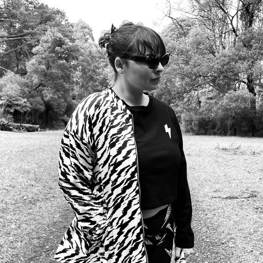 WHITE TIGER LIGHTNING CUSTOM JACKET