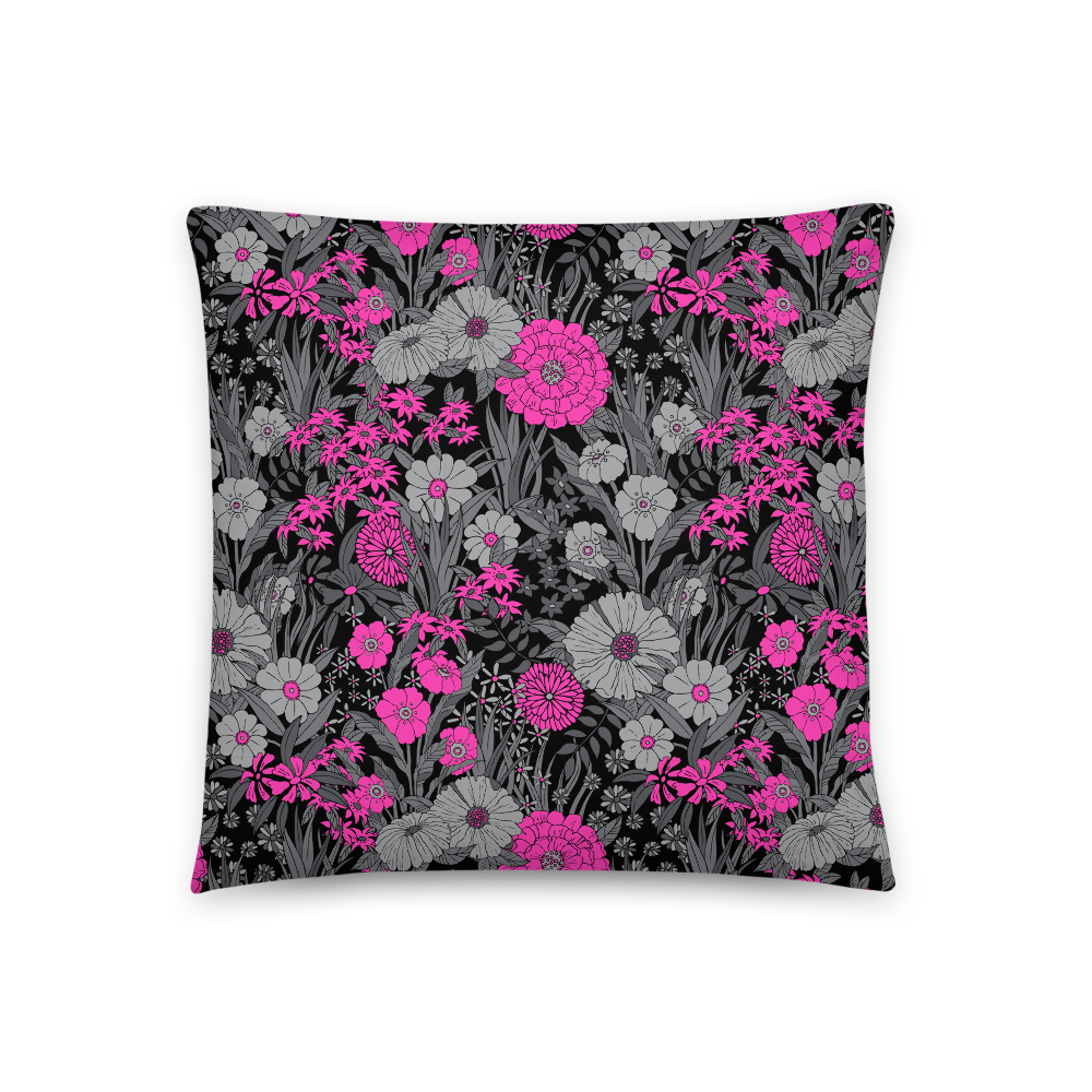 FLORAL VS. POLKA DOT CUSTOM CUSHION (COVER)