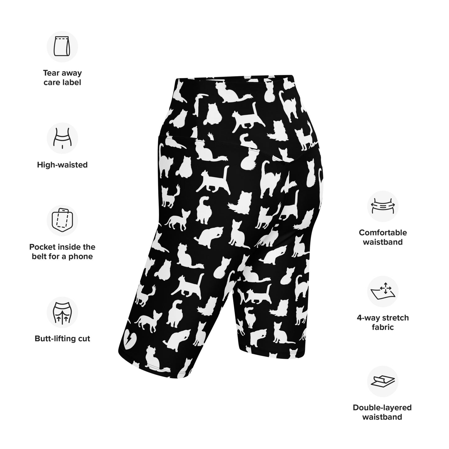 LOVE CATS CUSTOM (LONG) BIKE PANTS -