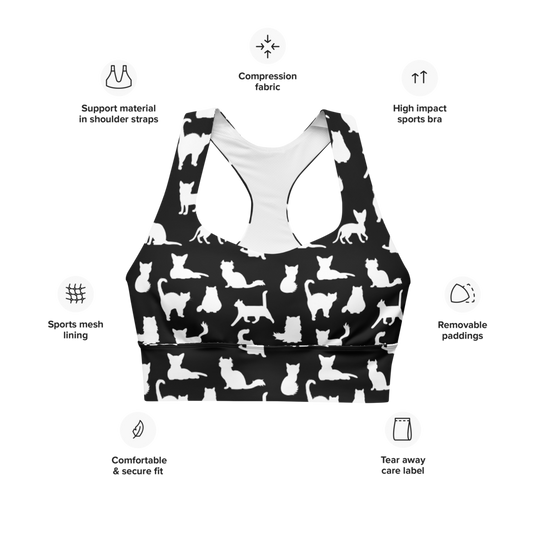 LOVE CATS CUSTOM LONGLINE ALT BRA TOP