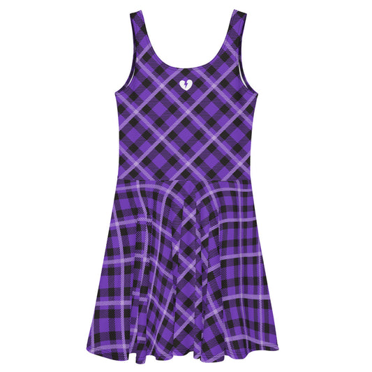 HEART CLAN TARTAN CUSTOM FROCK