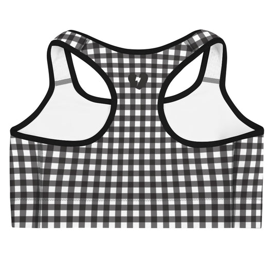 QUINTESSENTIAL CHECKED CUSTOM ALT BRA TOP