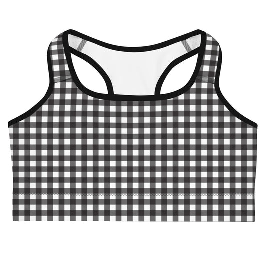 QUINTESSENTIAL CHECKED CUSTOM ALT BRA TOP