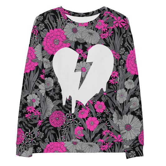 PRETTY POP VINTAGE GARDEN CUSTOM SWEATER