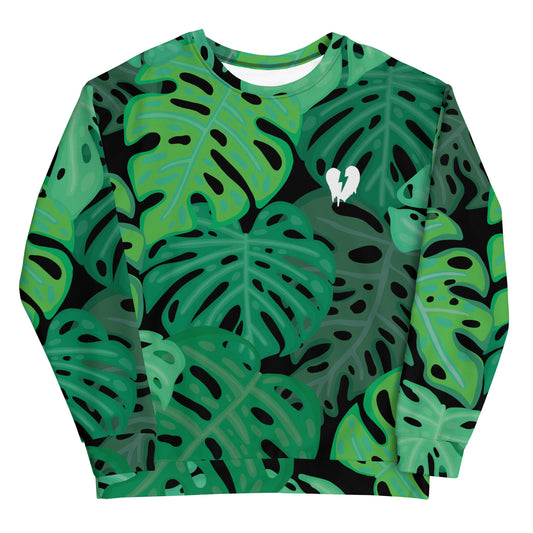 X KELSIE COSMIC MONSTERA CUSTOM SWEATER