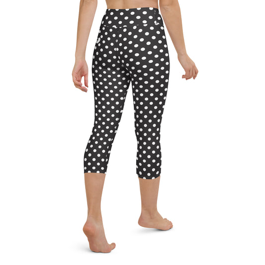 DITSY DOT CUSTOM CAPRI LEGGINGS