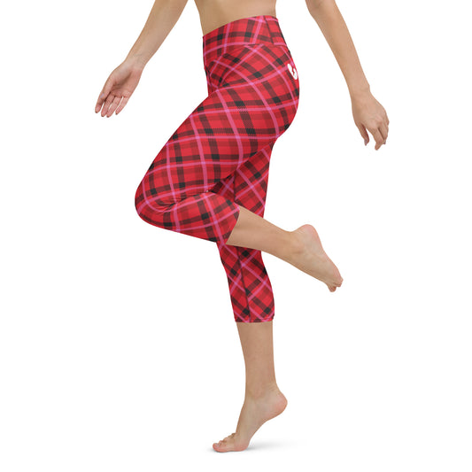 FLING! TARTAN CUSTOM CAPRI LEGGINGS