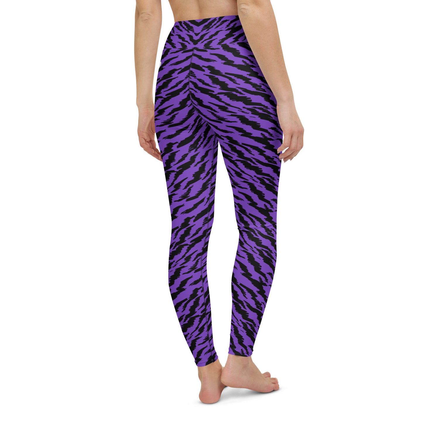 PURPLE TIGER LIGHTNING CUSTOM LEGGINGS