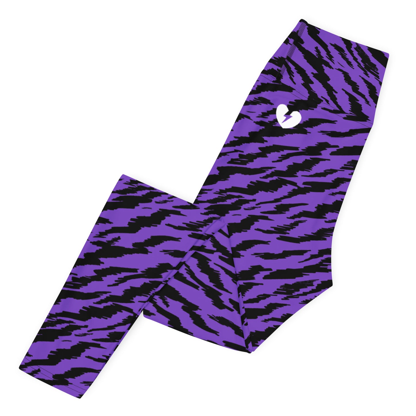 PURPLE TIGER LIGHTNING CUSTOM LEGGINGS