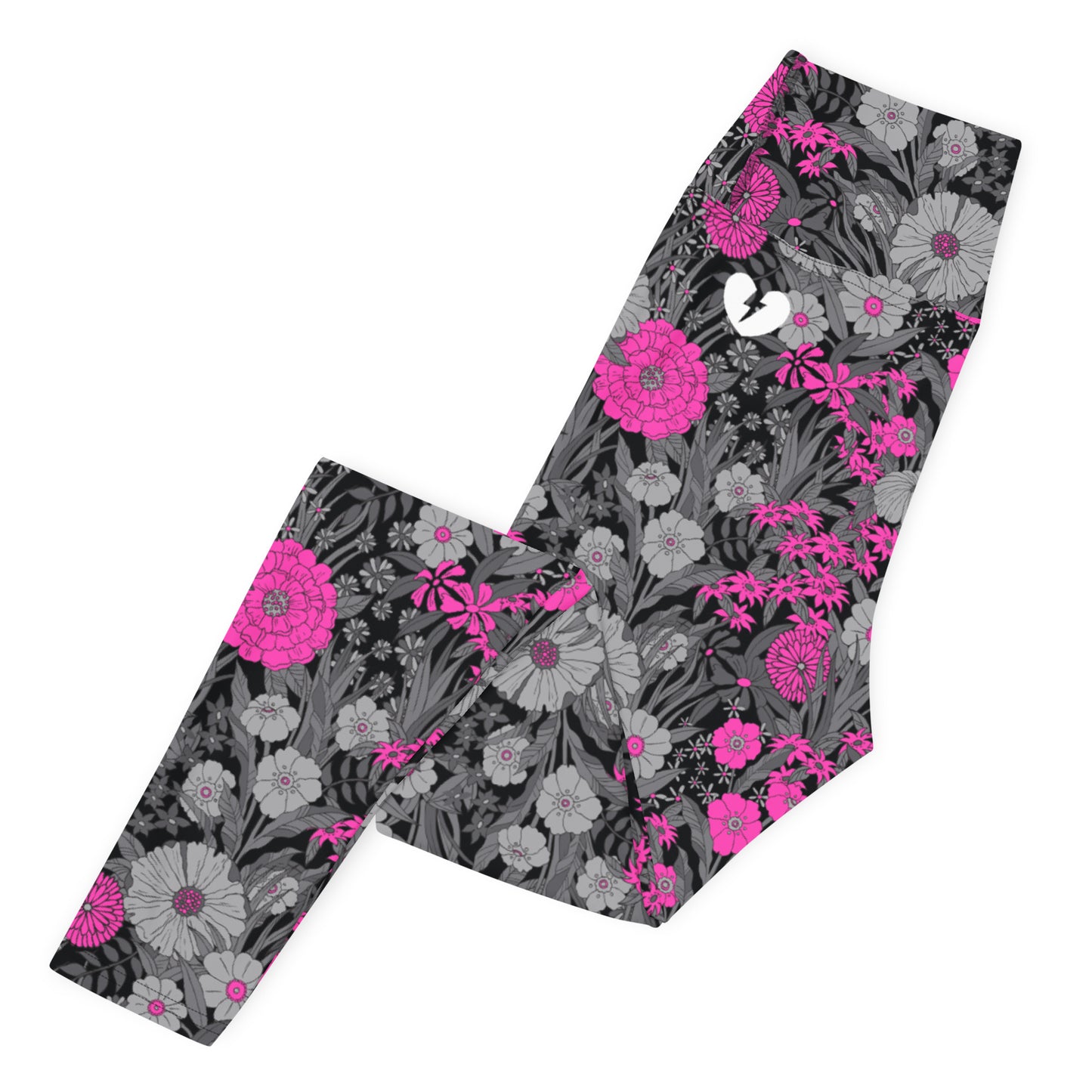 PRETTY POP VINTAGE GARDEN CUSTOM LEGGINGS