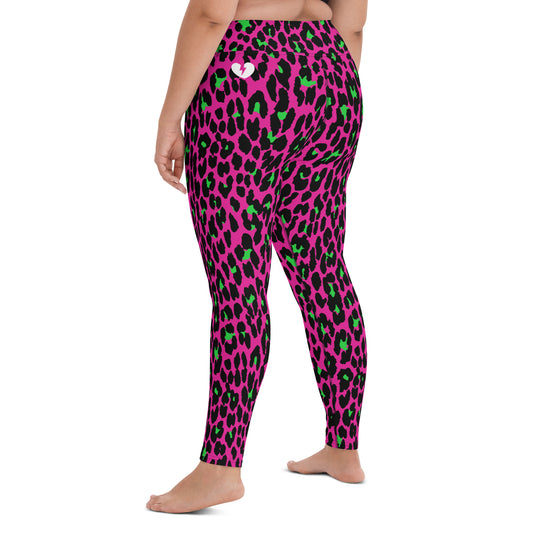 HELL-ISLAND CUSTOM LEGGINGS - POP PINK