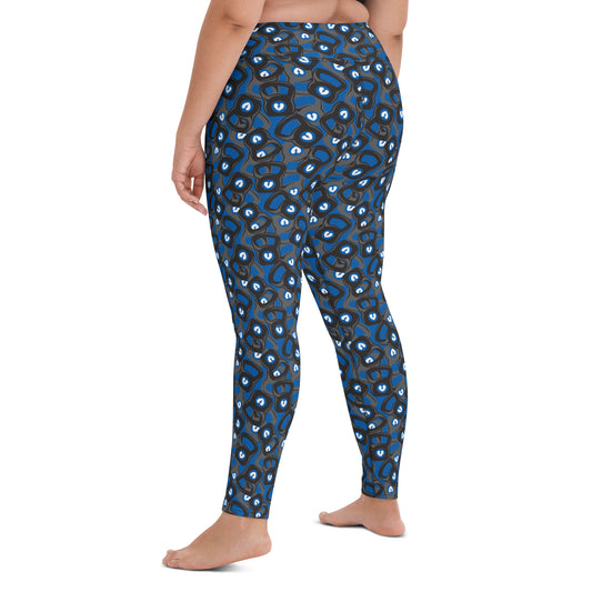 HG BLUE KETTLE BELLE CUSTOM LEGGINGS