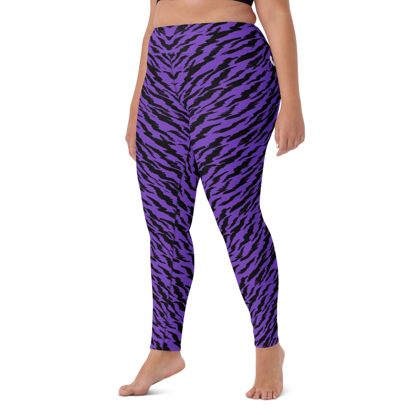 PURPLE TIGER LIGHTNING CUSTOM LEGGINGS