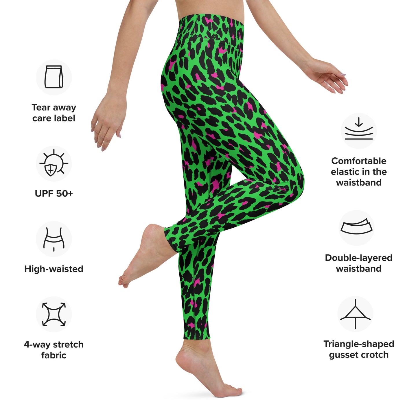 HELL-ISLAND CUSTOM LEGGINGS - MONSTER GREEN