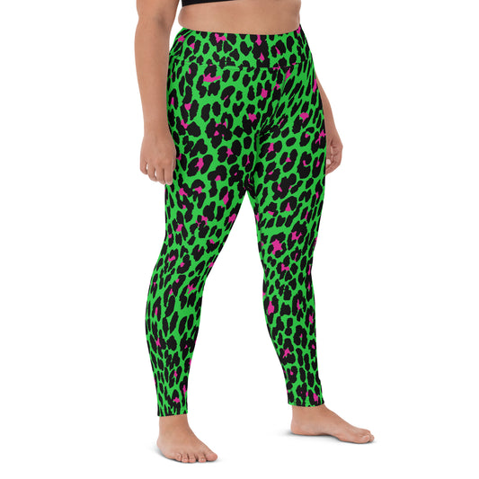 HELL-ISLAND CUSTOM LEGGINGS - MONSTER GREEN