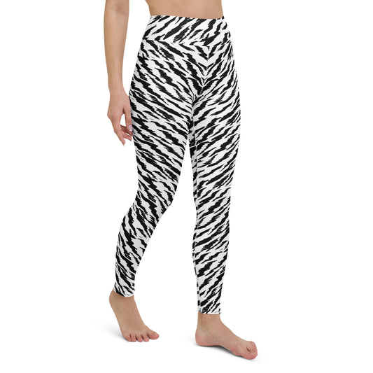 WHITE TIGER LIGHTNING CUSTOM LEGGINGS