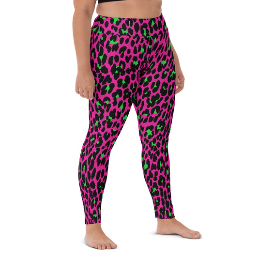HELL-ISLAND CUSTOM LEGGINGS - POP PINK