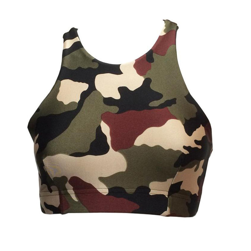 CAMO CROP TOP - S (Available)