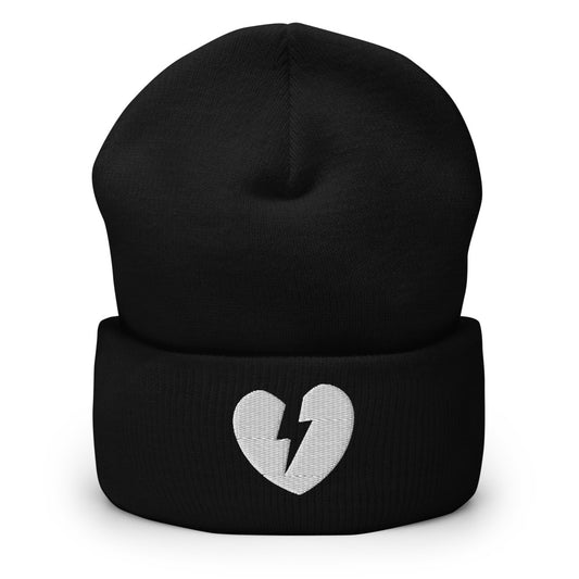 CLASSIC BROKEN HEART CUSTOM CUFFED BEANIE