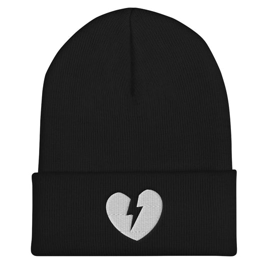 CLASSIC BROKEN HEART CUSTOM CUFFED BEANIE