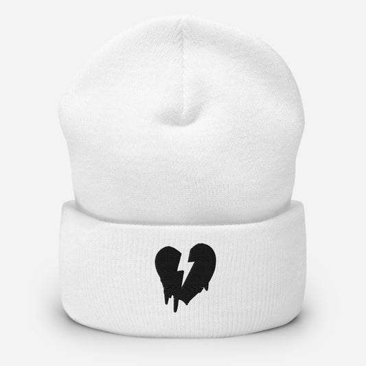 TURN UP THE HEAT CUSTOM BEANIE - WHITE