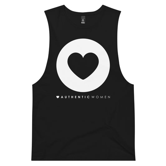 SISTER BIZ AUTHENTIC WOMEN ESSENTIAL MUSCLE TANK - BLACK
