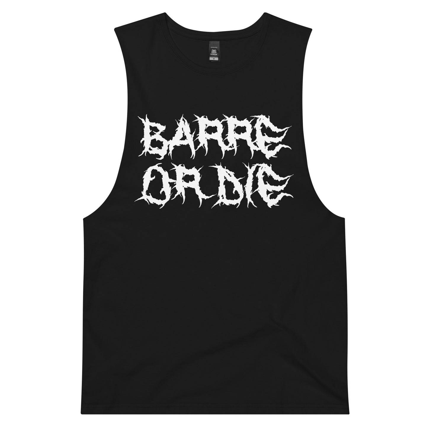 BARRE OR DIE CUSTOM (LOW SLUNG) MUSCLE TANK