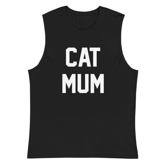CAT MUM CUSTOM MUSCLE TANK