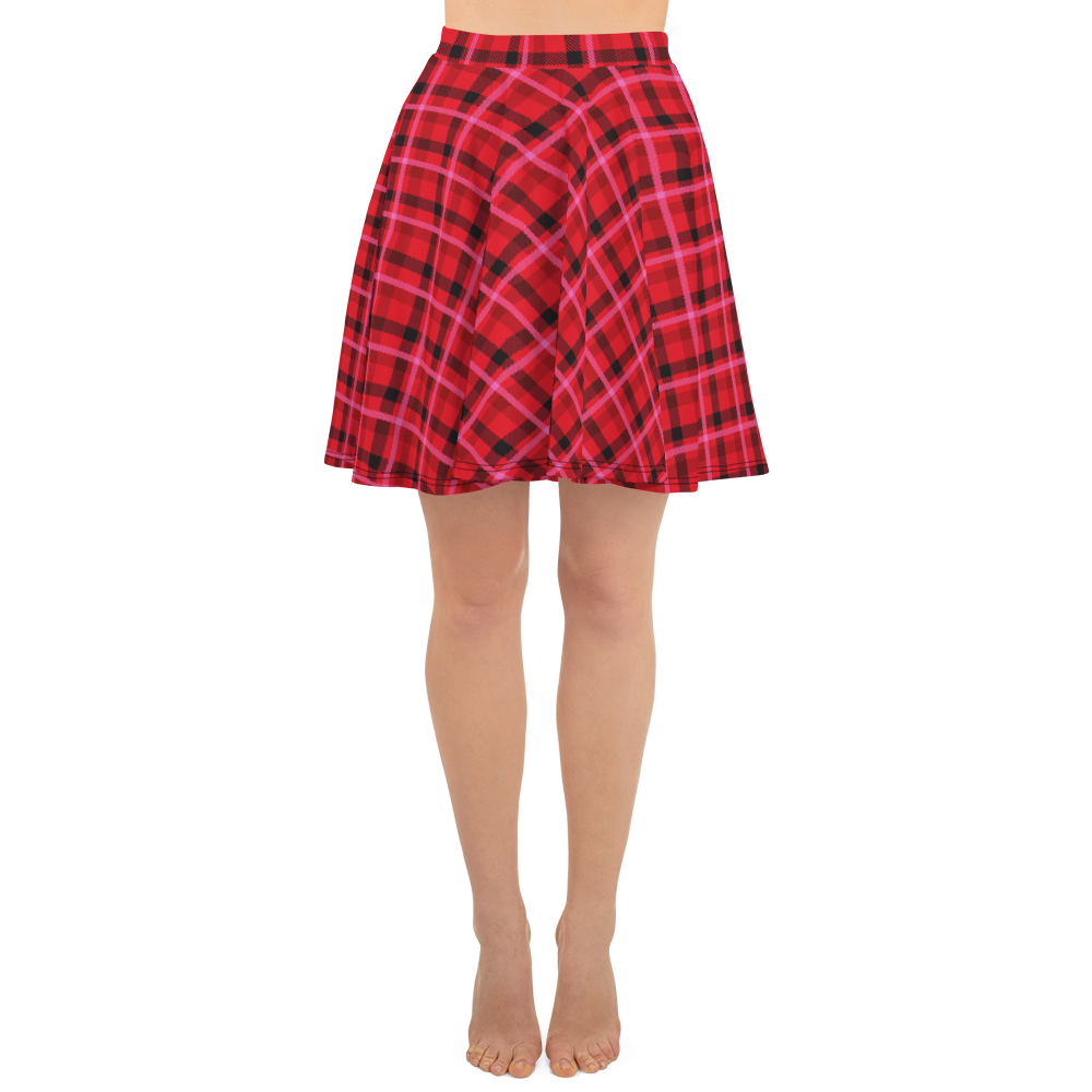 Maxi Skirt Yellow Tartan Plaid Mini Skirt Yellow Plaid High