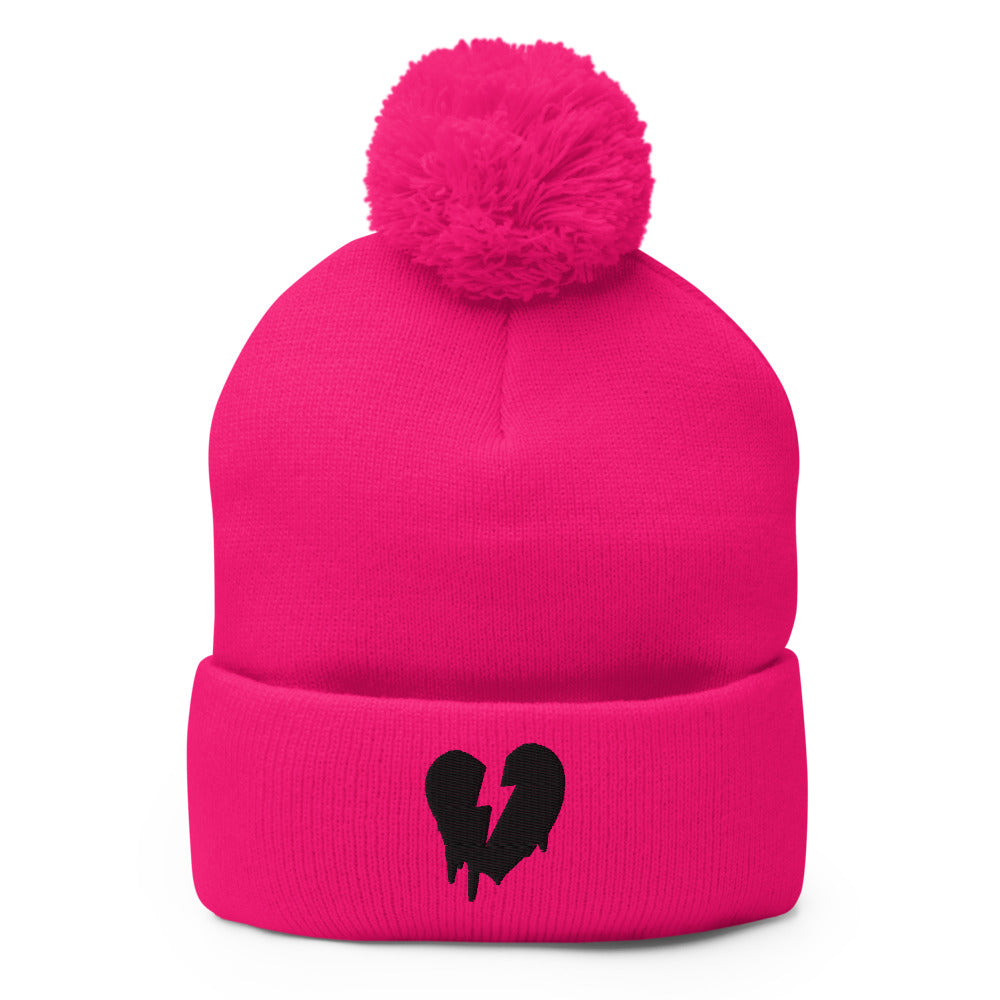 PINK MELT CUSTOM POM-POM BEANIE