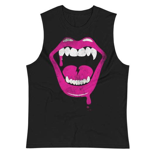 FANG IT! CUSTOM MUSCLE TANK - PINK
