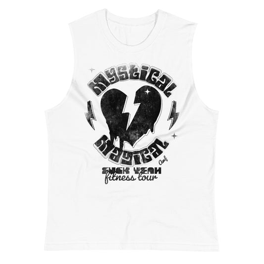 MYSTICAL MAGICAL FUCK YEAH FITNESS TOUR CUSTOM MUSCLE TANK