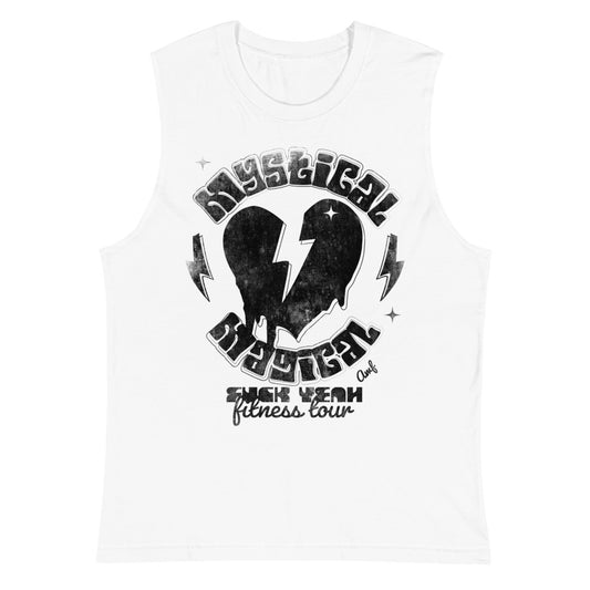 MYSTICAL MAGICAL FUCK YEAH FITNESS TOUR CUSTOM MUSCLE TANK