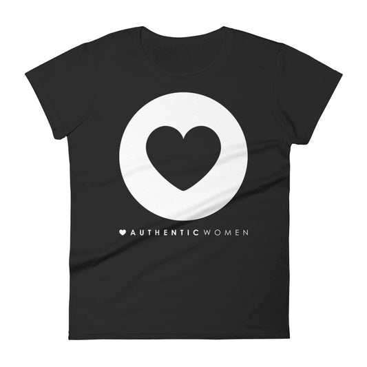 SISTER BIZ AUTHENTIC WOMEN CLASSIC FITTED TEE - BLACK